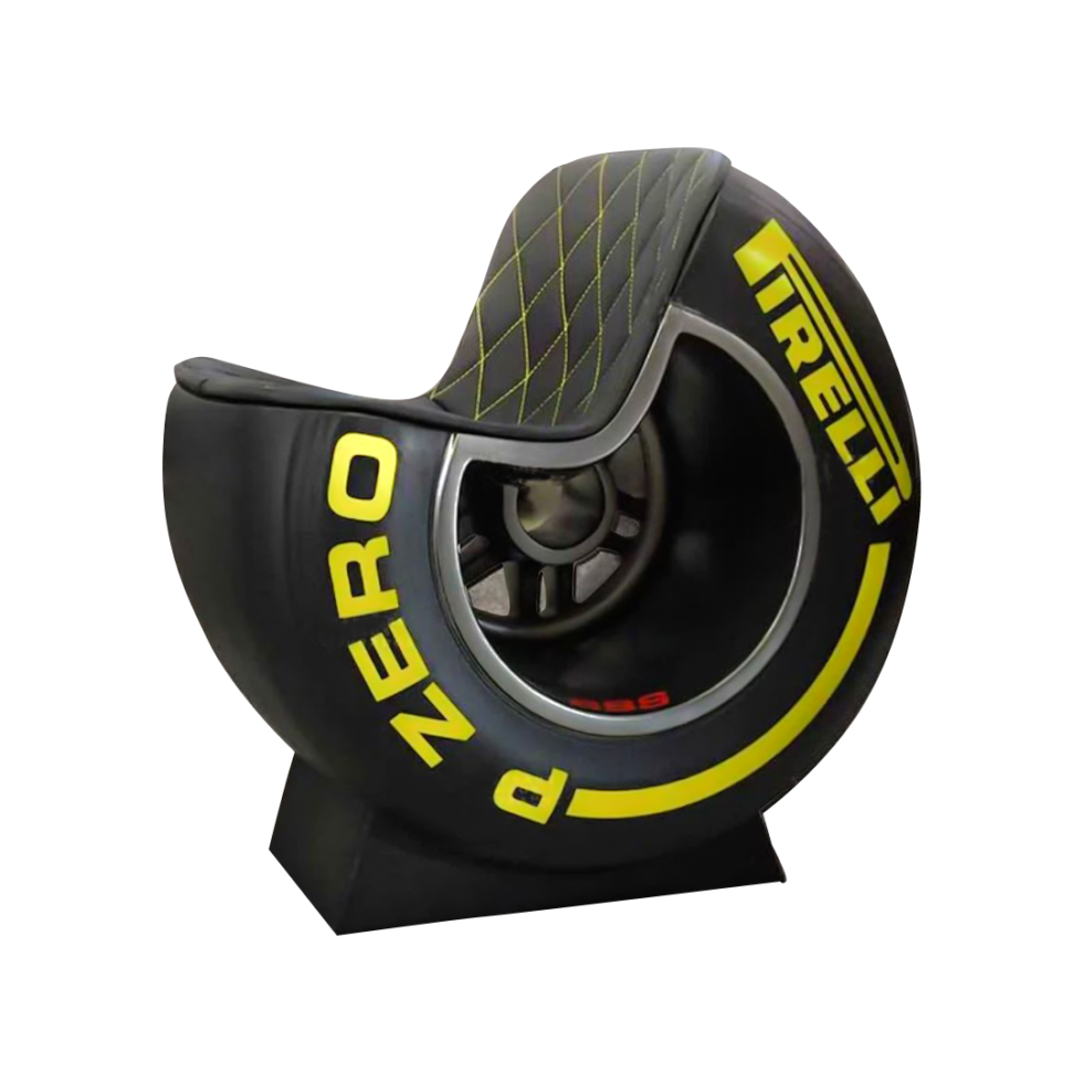Yellow Tire Chair